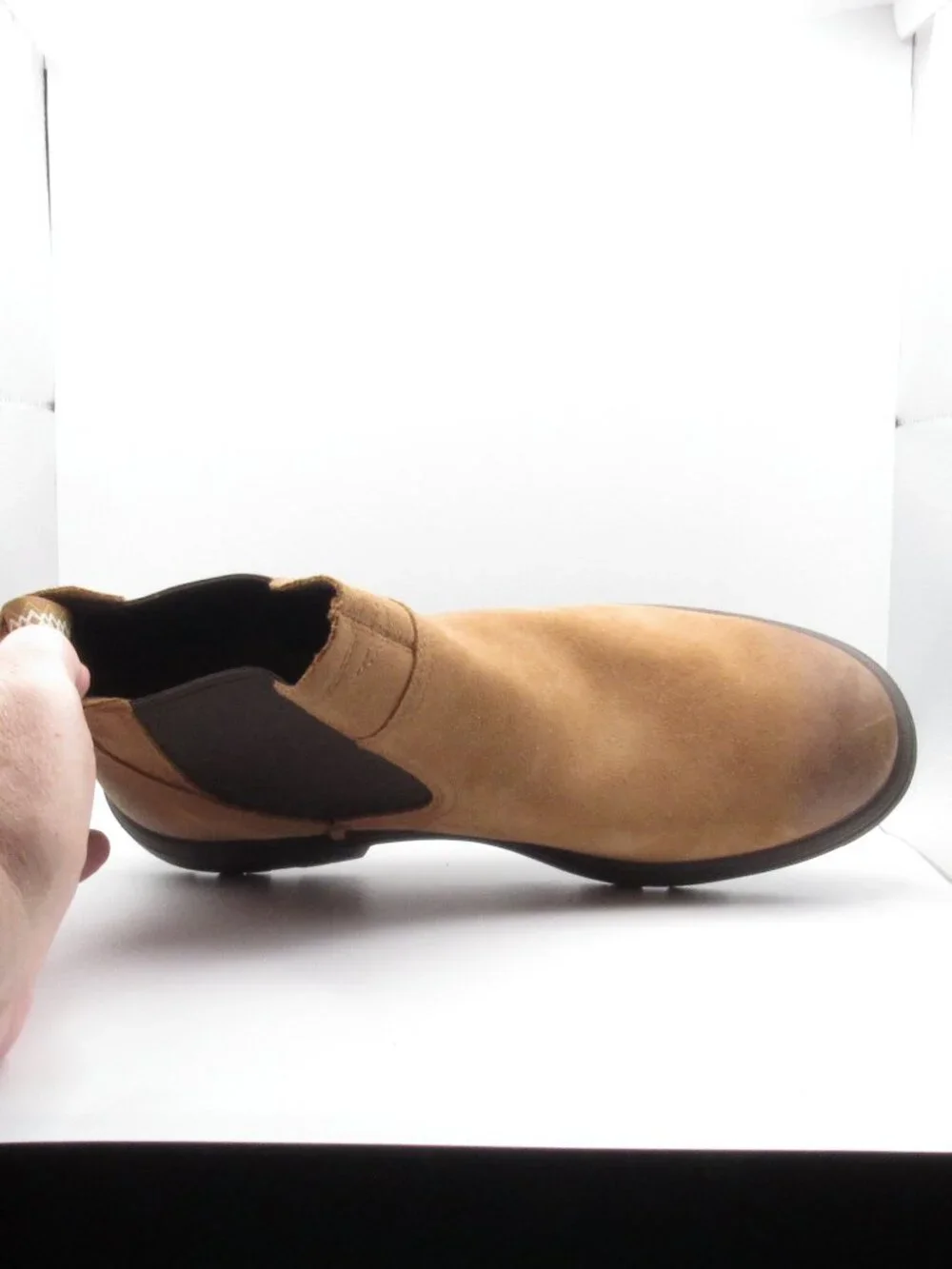 UGG Chestnut Suede Biltmore Chelsea Short Boots Size 12 New Without Box 1123669